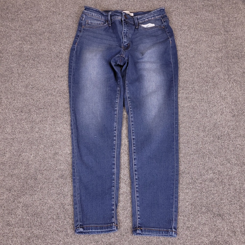 Flying Monkey Stretch Skinny Womens Size 31 (31x26) Mid Rise Medium Wash Jeans